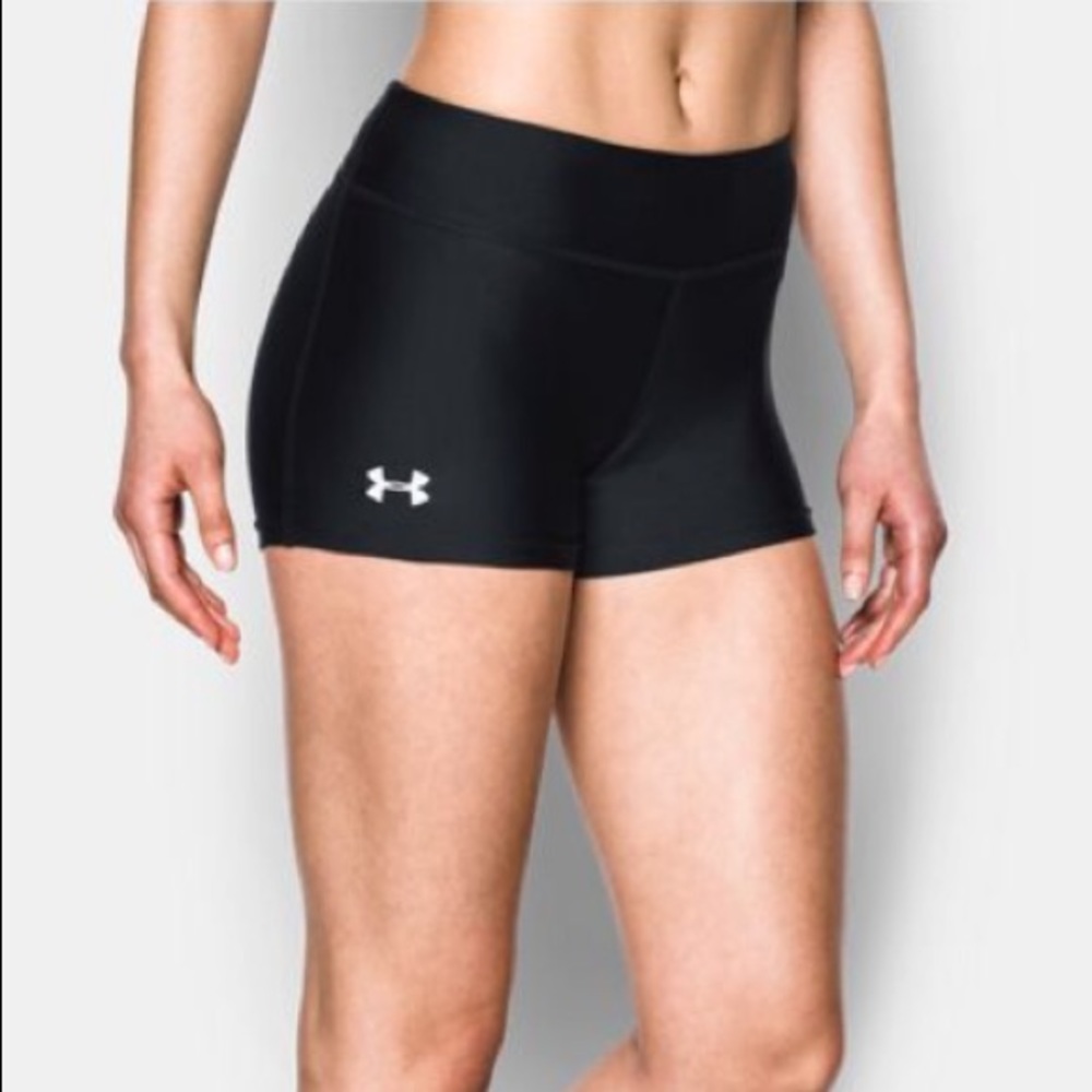 Under Armour Black On The Court 3" Shorts Spandex